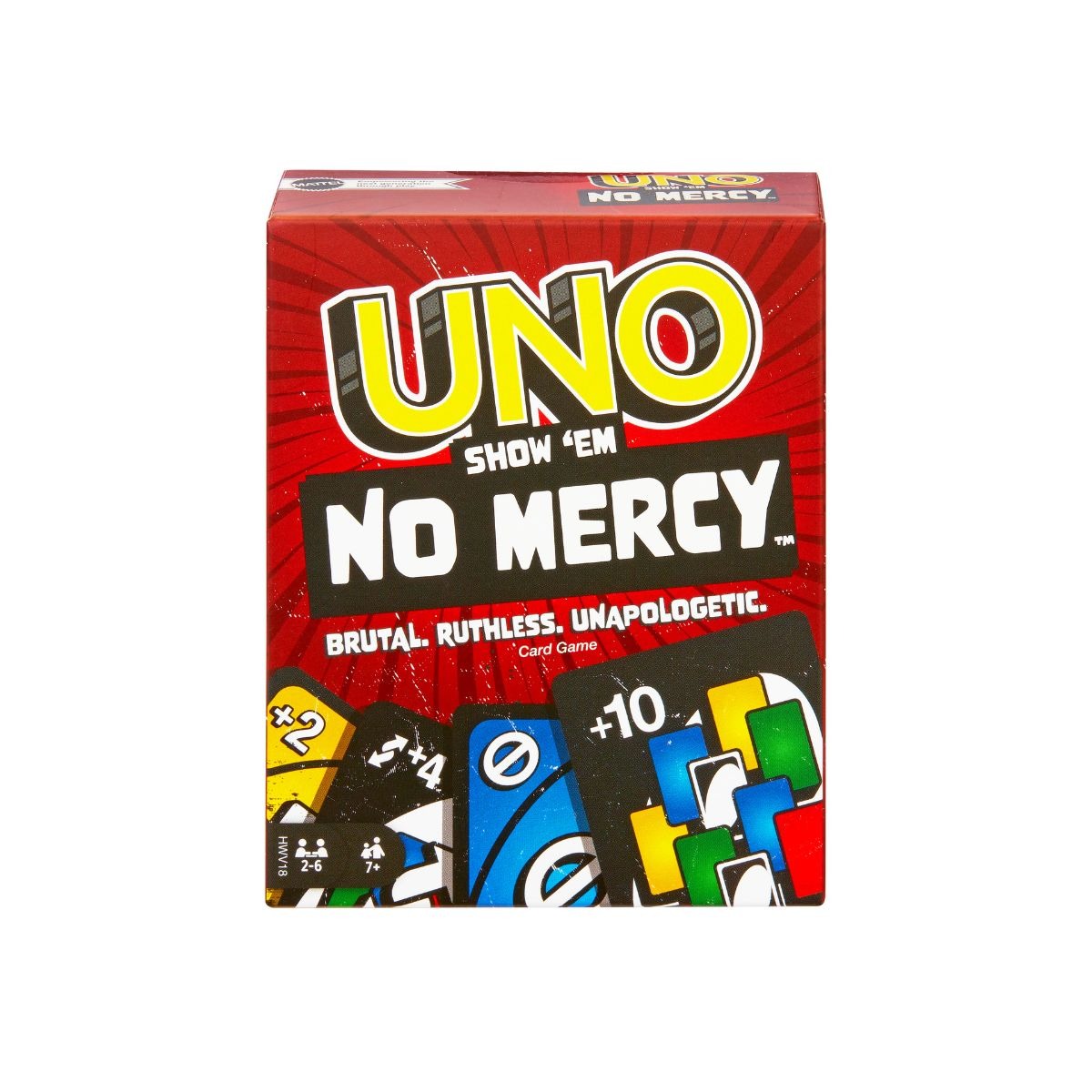 Mattel Games Trò Chơi Trí Tuệ Uno No Mercy HWV18