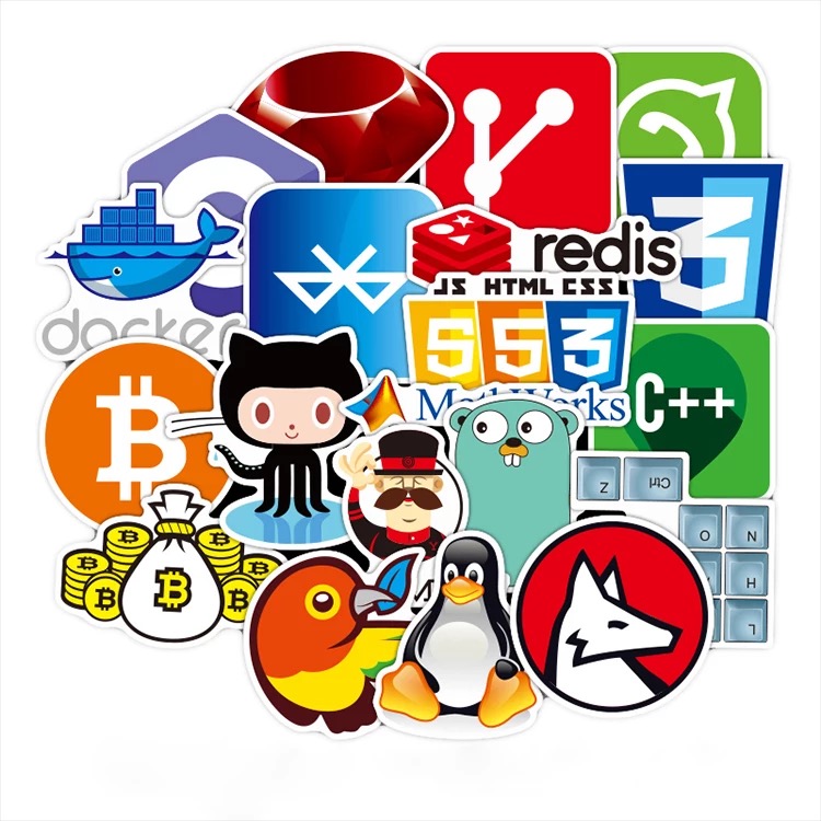 Bộ 50 Sticker ngôn ngữ lập trình