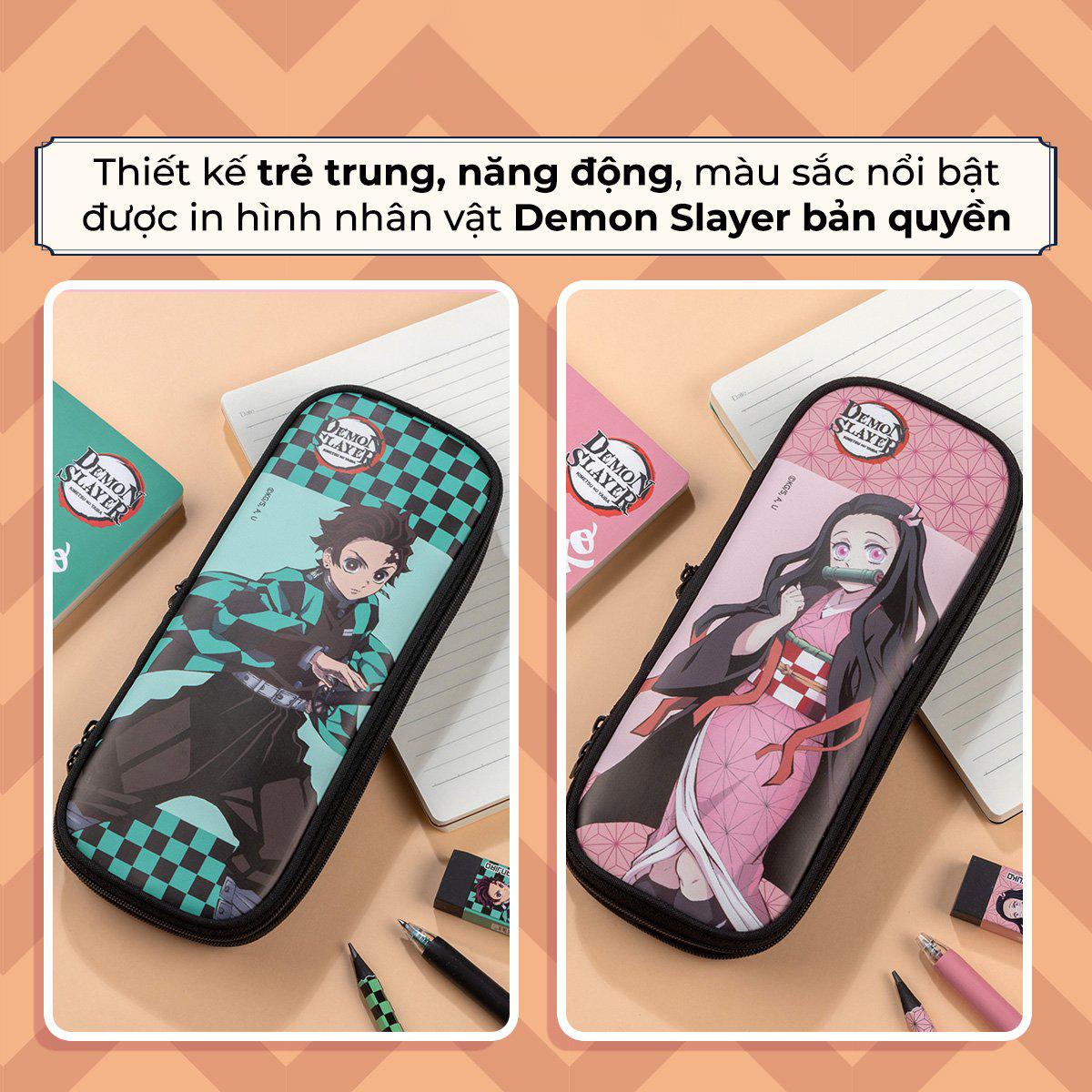 Bóp Viết Vải Nhân Vật Kamado Nezuko - Thiên Long PCA-022/DS - Màu Hồng
