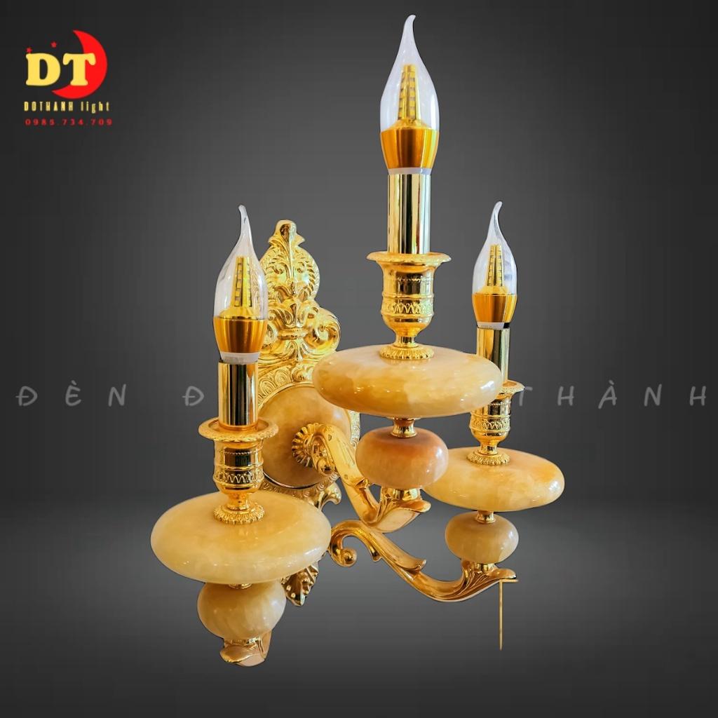 Đèn tường nến đồng phong cách hi lạp cổ điển HTLQ
