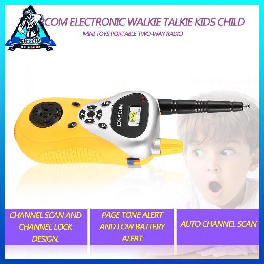 Liên lạc điện tử Walkie Talkie Kids Child Mini Đồ chơi Radio hai chiều di động