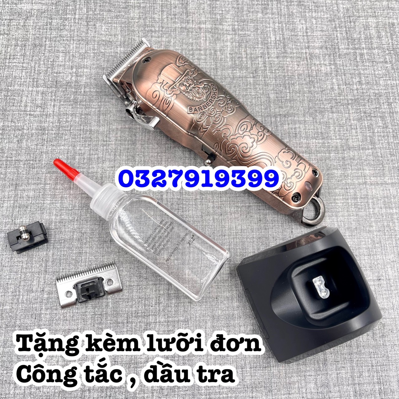 Tông đơ cắt tóc chuyên nghiệp ZSZ F98 lưỡi kép