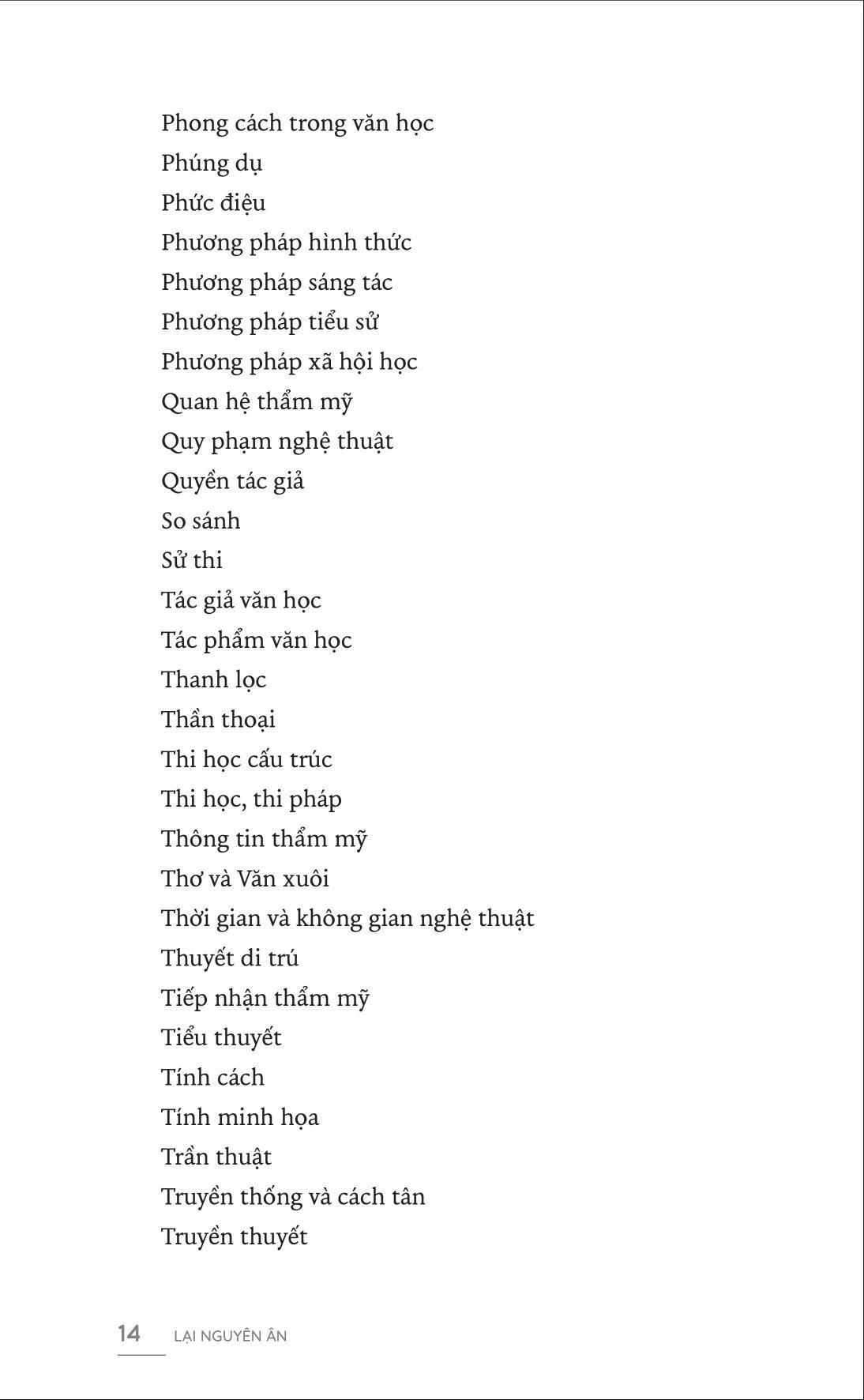 150 Thuật Ngữ Văn Học
