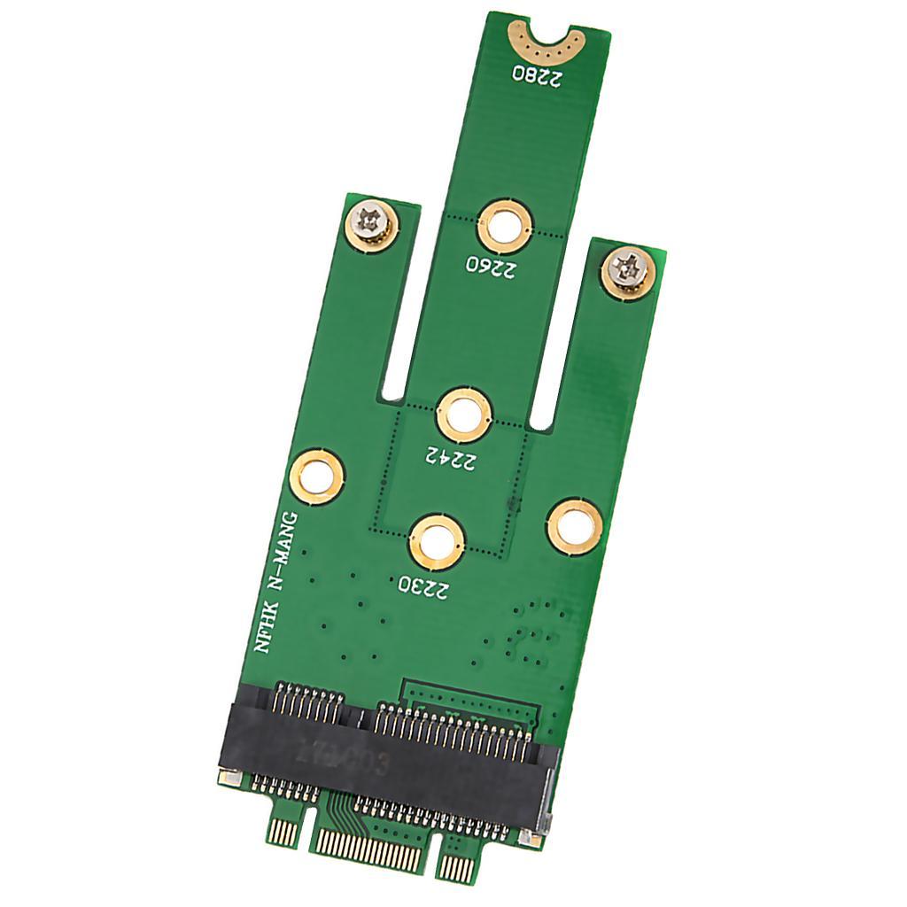 MSATA PCI-E 3.0 SSD to  M.2 B  Interface Adapter Card for Desktop PC