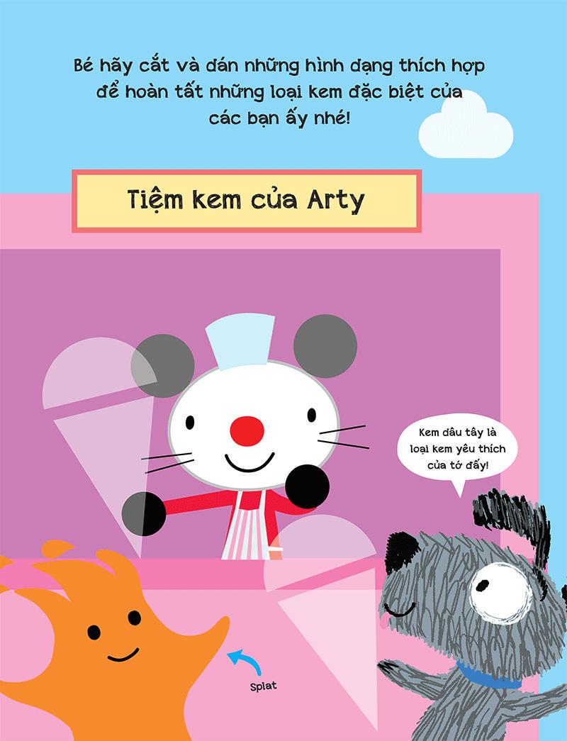 Arty Mouse - Cắt Dán