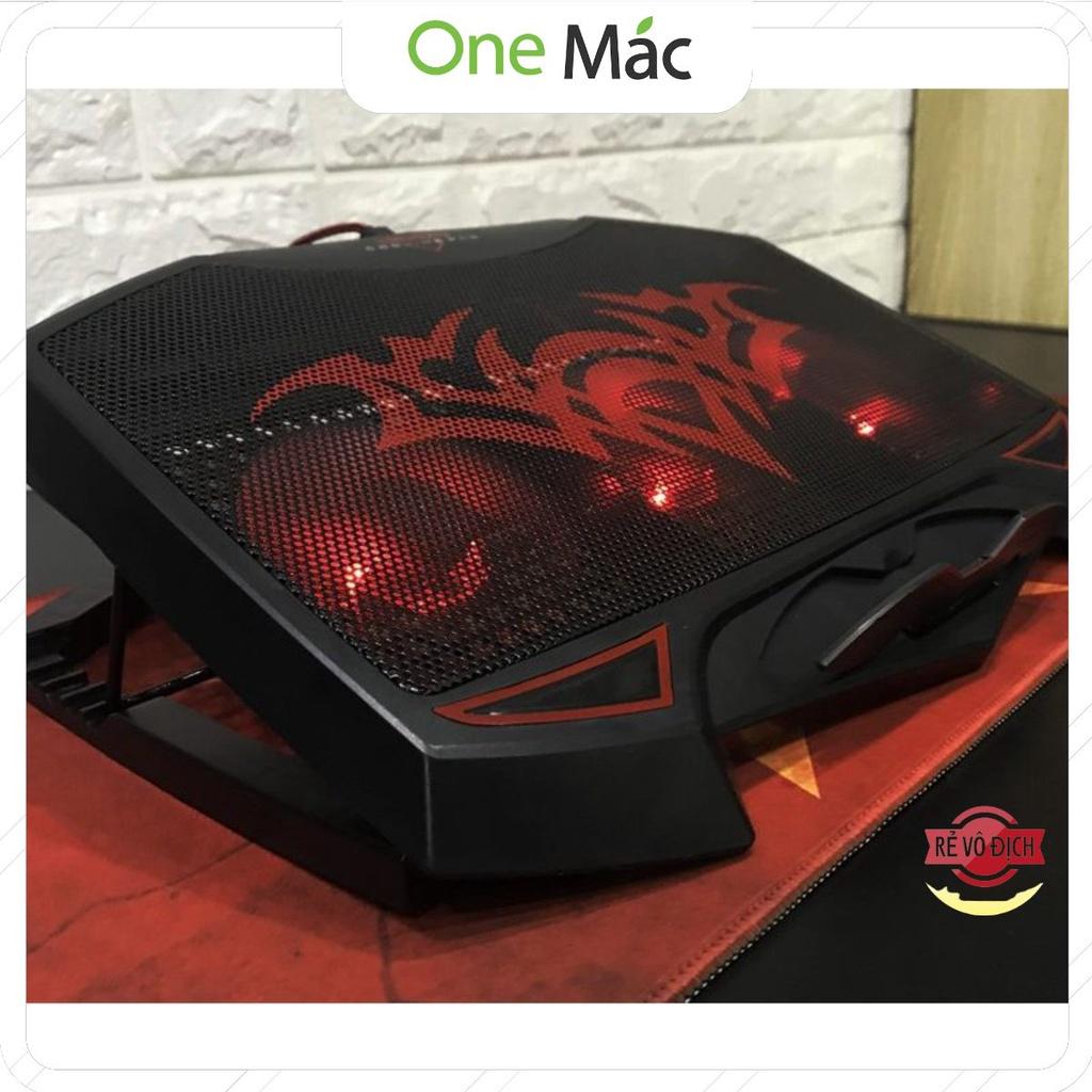 ️ Đế Tản Nhiệt Cho Máy Tính Laptop - Macbook Nuoxi 3 Quạt, Chạy Êm Làm Mát Laptop, Độ Đèn Led Gaming