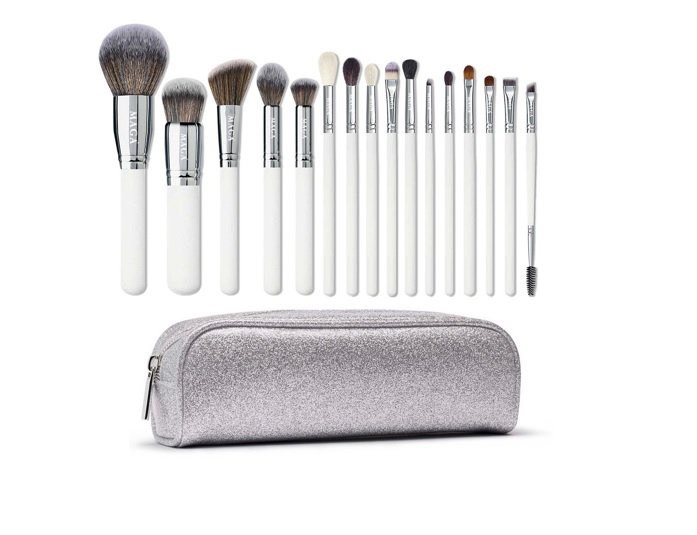 Bộ Cọ Cá Nhân Chuyên Nghiệp 16 Cây Kèm Túi Đựng MAGA Complexion Master Collection Brush Set