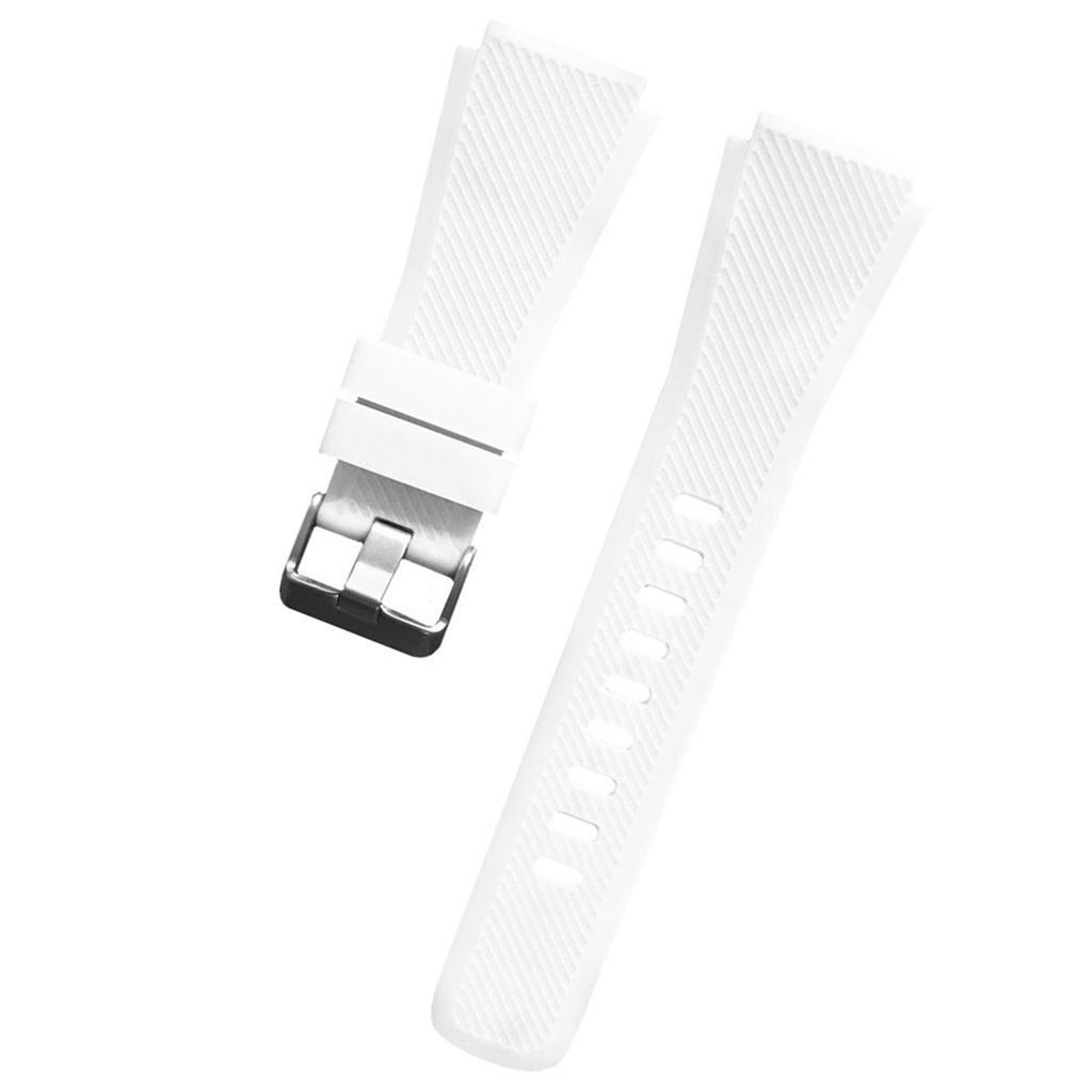 2 Pieces Replacement Silicone Band Strap For Samsung Gear S3 22mm Band