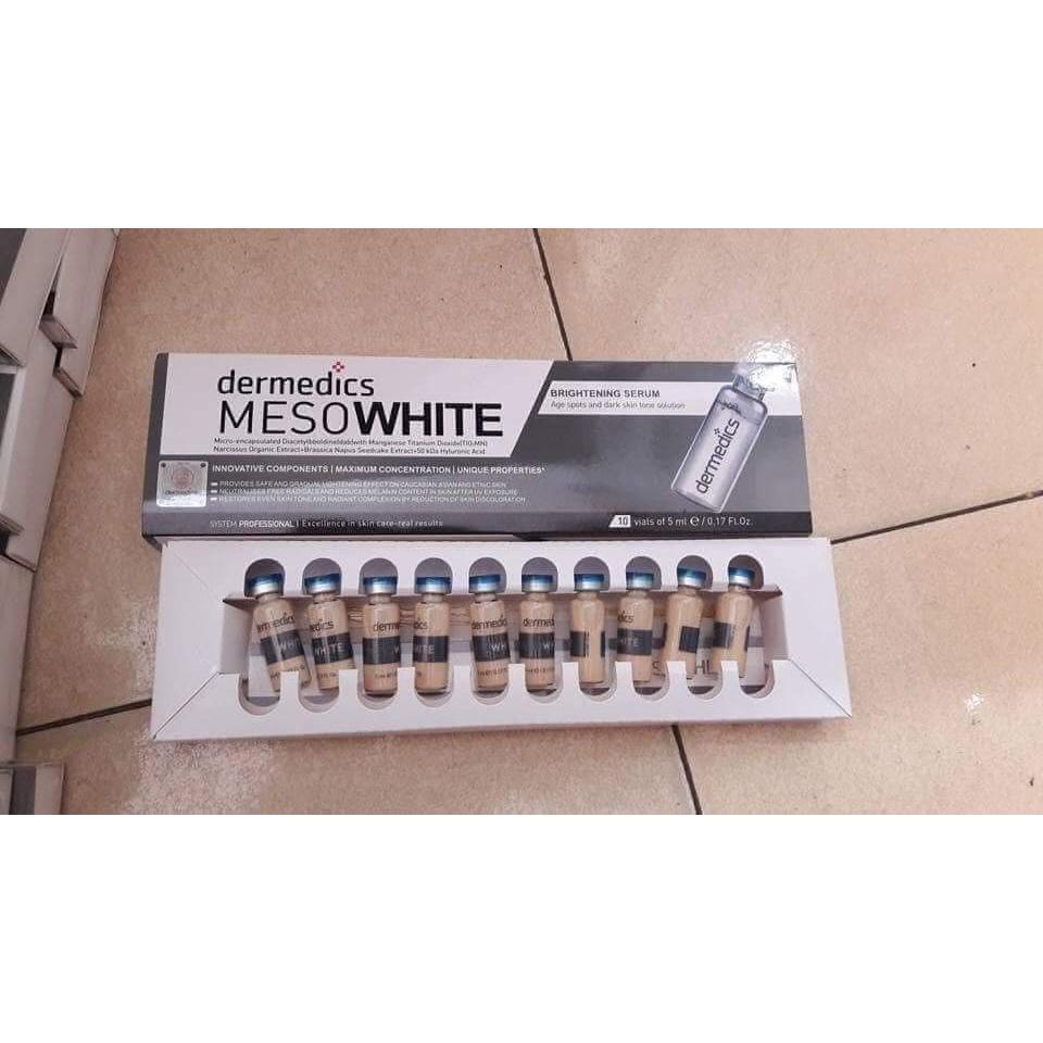 Cấy Phấn Mesowhite, Cấy Phấn Meso White Hàn Quốc, Giúp Da Trắng Mịn, Đều Màu