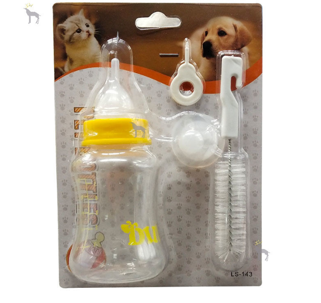Bình Ti /Bình Sữa Chó Mèo Sơ Sinh fullbox 3 phụ kiện