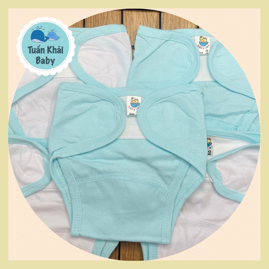 Túi 5 Cái Tã Vải, tả dán cotton mềm, mịn cho bé sơ sinh Thái Hà Thịnh, có 3 Size 1,2,3 cho bé từ sơ sinh-9 kg