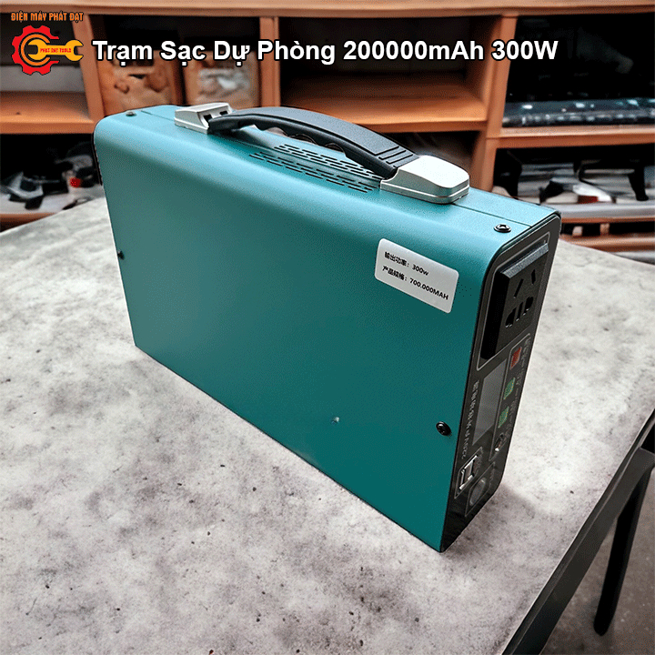 Trạm Sạc Dự Phòng 300W - Tích Hợp Ổ Cắm 220V - Trạm Nguồn Du Lịch, Cắm Trại Đa Năng