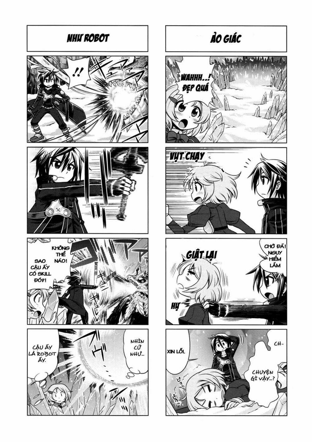 swort art online - 4koma chapter 4 6