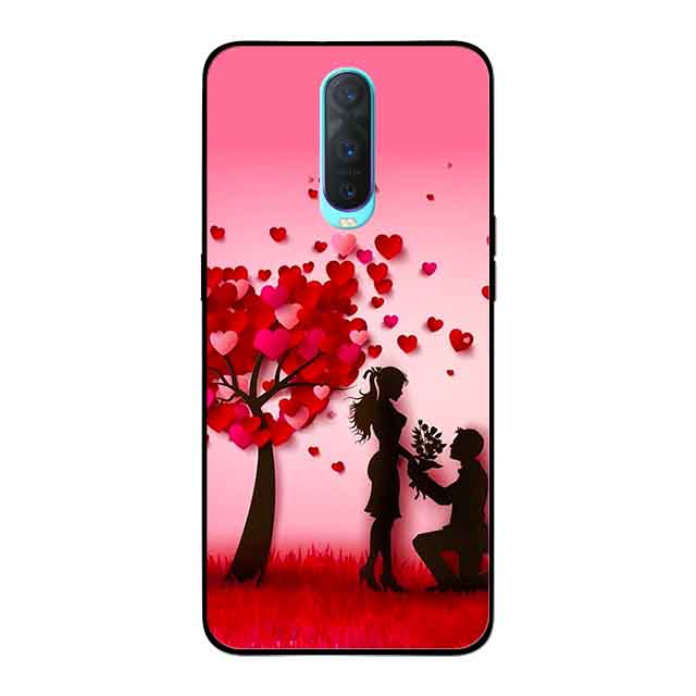 Ốp Lưng in cho Oppo R17 Pro Mẫu NỀN TRÁI TIM 1 - Hàng Chính Hãng
