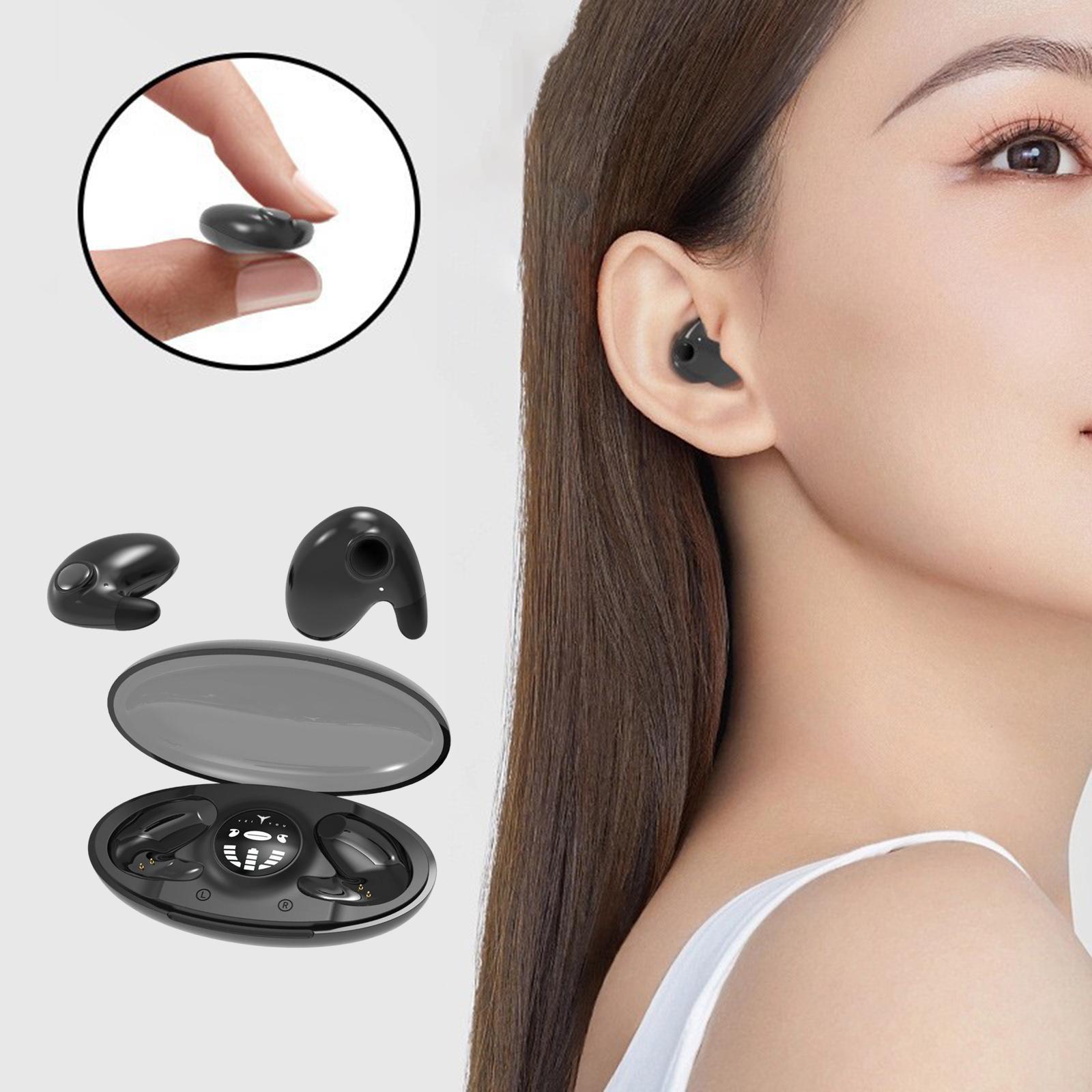 Earbuds with Mic Noise Cancelling Mini in Ear Earphones for Driving Business
