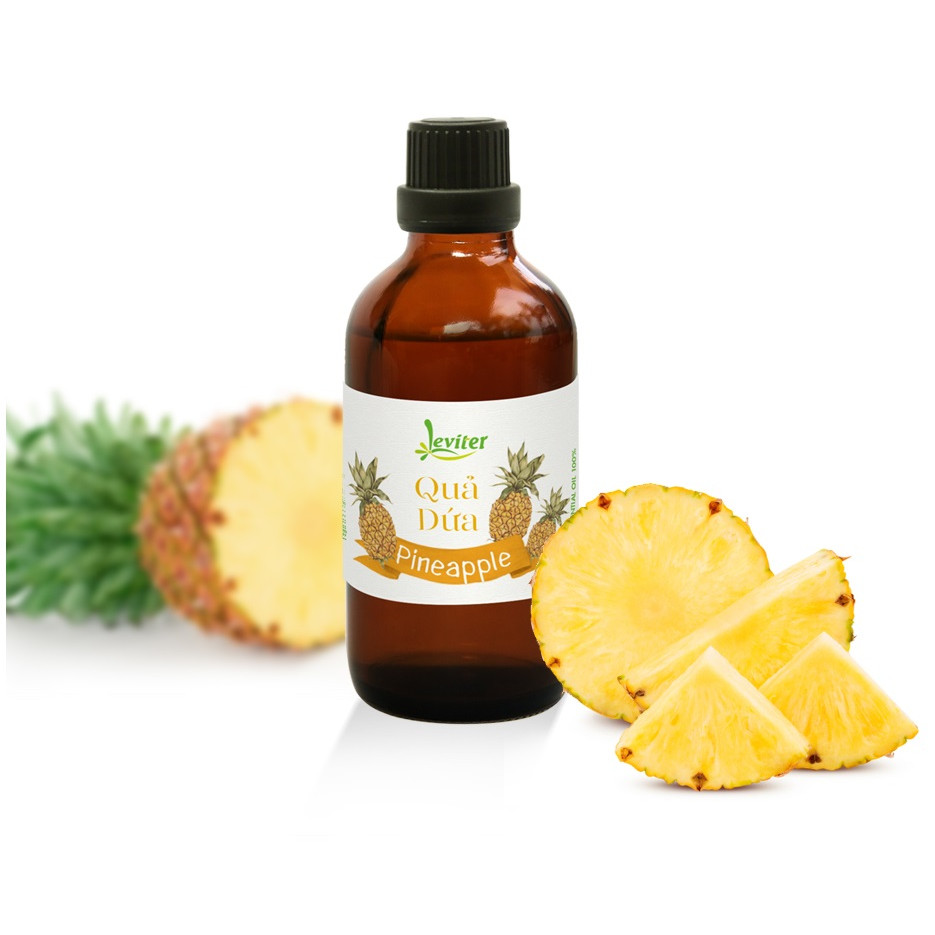 Tinh Dầu Thiên Nhiên Leviter Quả Dứa 100ml xuất xứ Ấn Độ