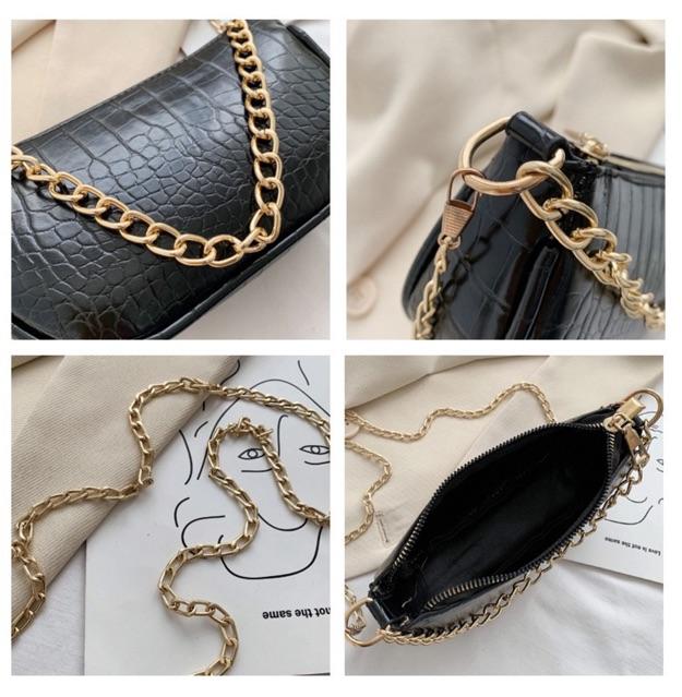 Túi Xách Nữ Đeo Chéo/ Kẹp Nách Vân Da Hot Trend 2020 TX13