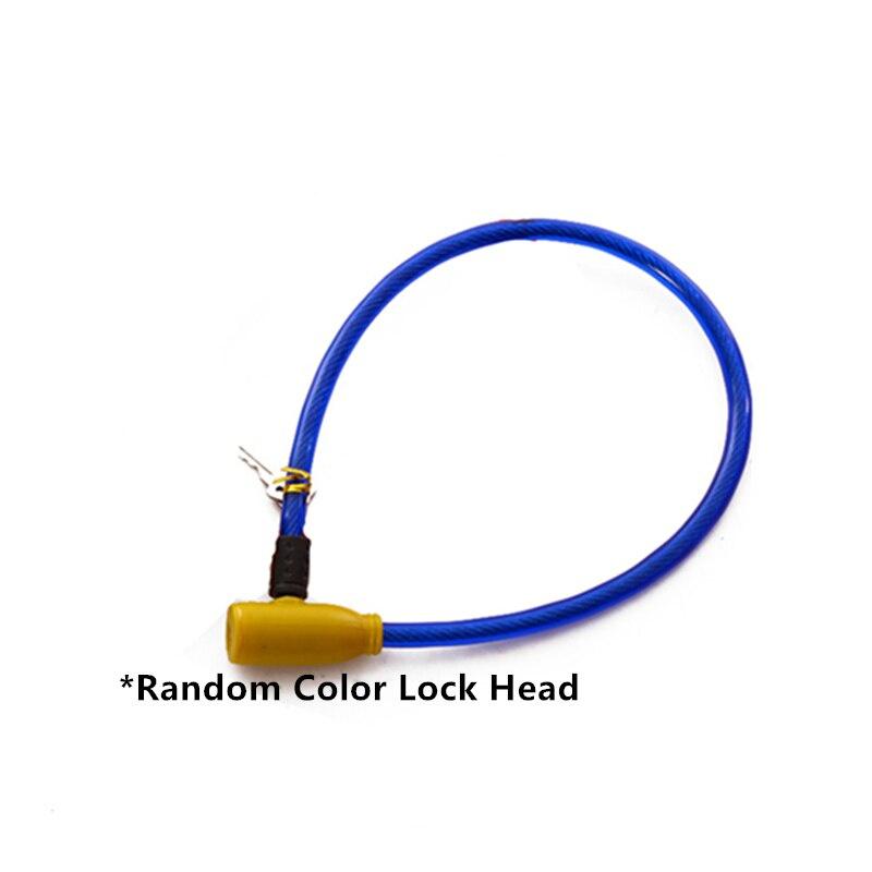 1PCs Cycling Cable Anti-theft Bicycle Cable Lock Bike Bicycle Scooter Safety Lock with 2 Keys Alarm Bike Accessories 7x64cm