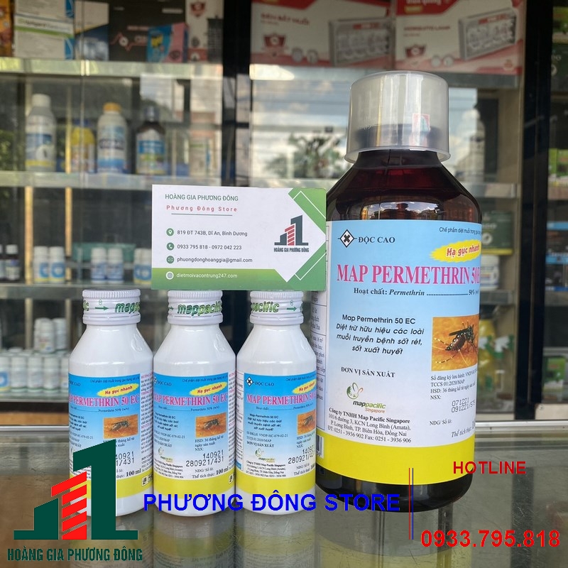 Thuốc diệt muỗi Map Permethrin 50EC_ 100ml