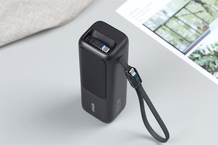 Pin Dự Phòng Anker 25.000mAh 165W Tích Hợp Cáp Rút Gọn A1695 - GiaPhucStore | Hàng Chính Hãng