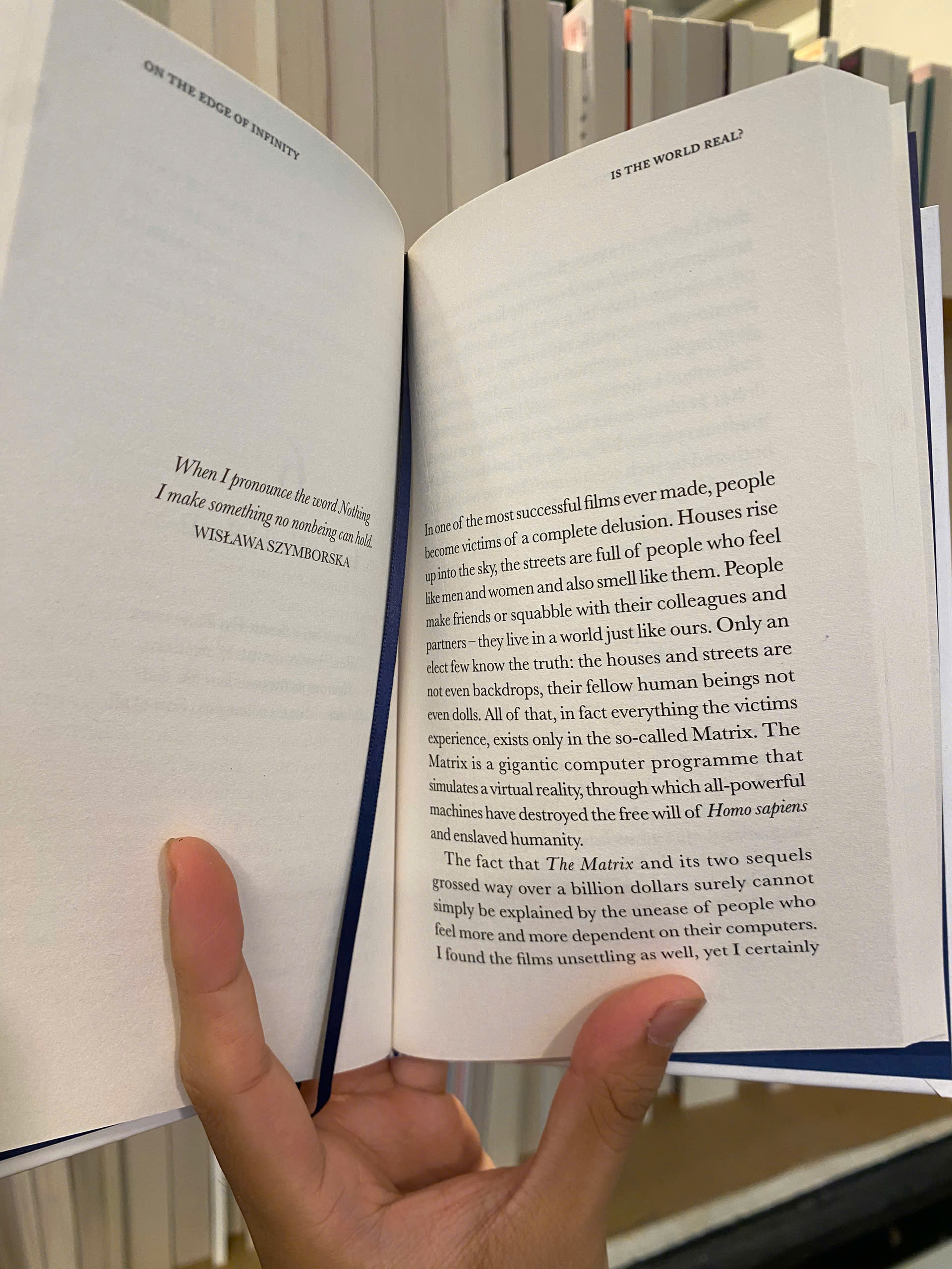Sách - On the Edge of Infinity by Stefan Klein - Science/Nonfiction book in English - Bìa Cứng