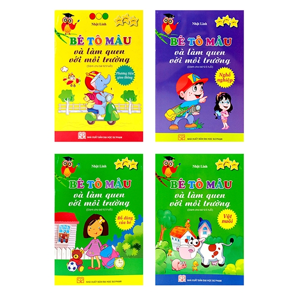 Bộ Sách Bé Tô Màu & Làm Quen Với Môi Trường