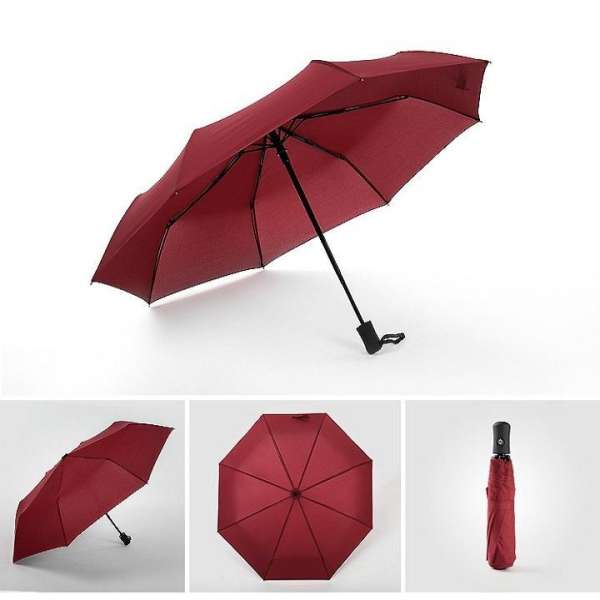 Ô dù đi mưa gấp gọn màu ngẫu nhiên