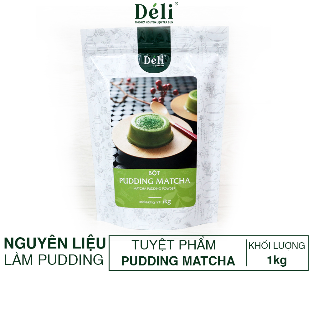 Pudding matcha Déli