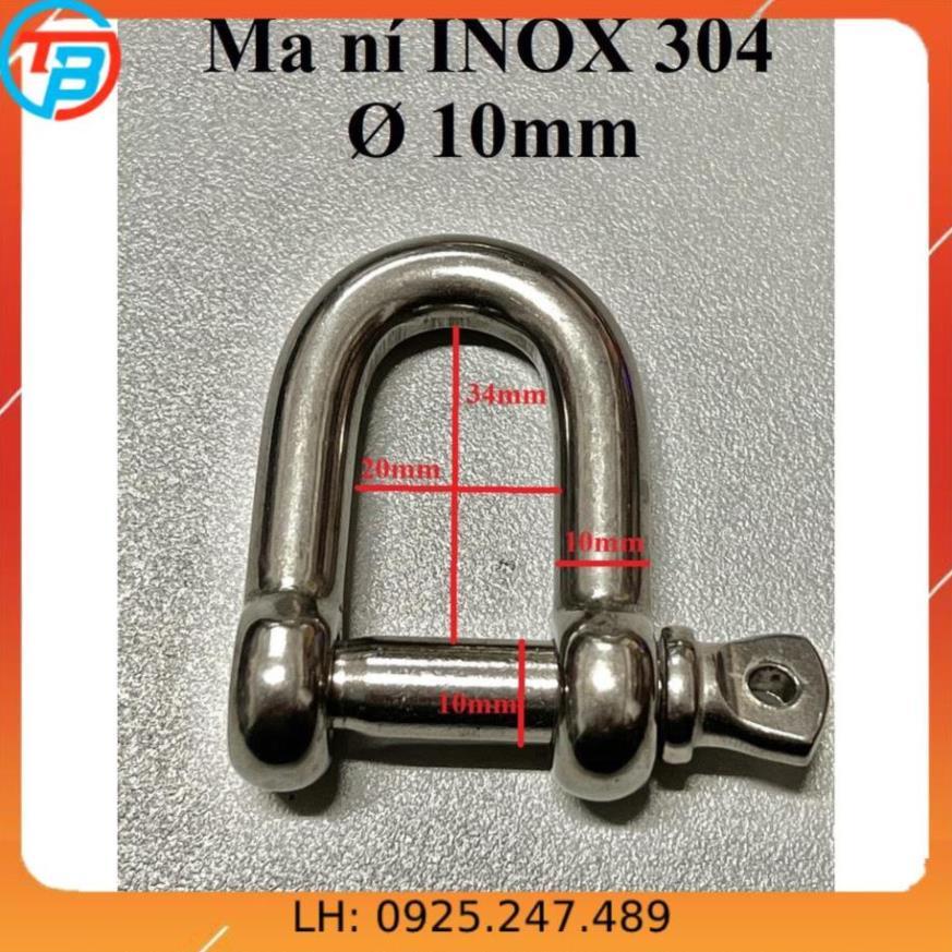 Ma ní U INOX 304 CÁP THÉP Thái Bình VinàN
