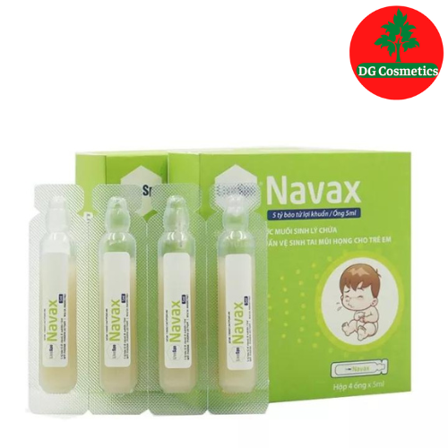 XỊT BÀO TỬ LỢI KHUẨN LIVESPO NAVAX (HỘP MÀU XANH 4 ỐNG + 1 LỌ XỊT )