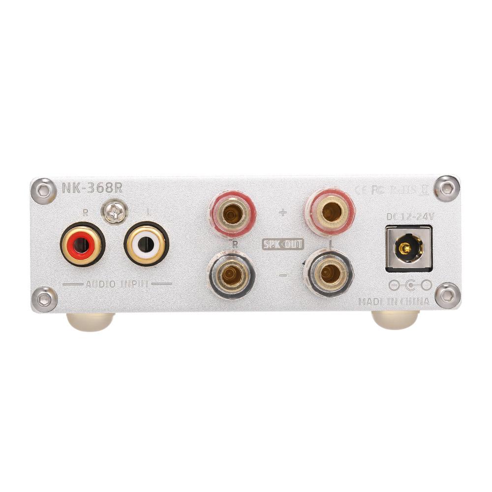 Bộ khuếch đại công suất âm thanh kỹ thuật số NIKKODO NK-368R BT 4.0  HiFi Mini Kênh đôi 50W + 50W