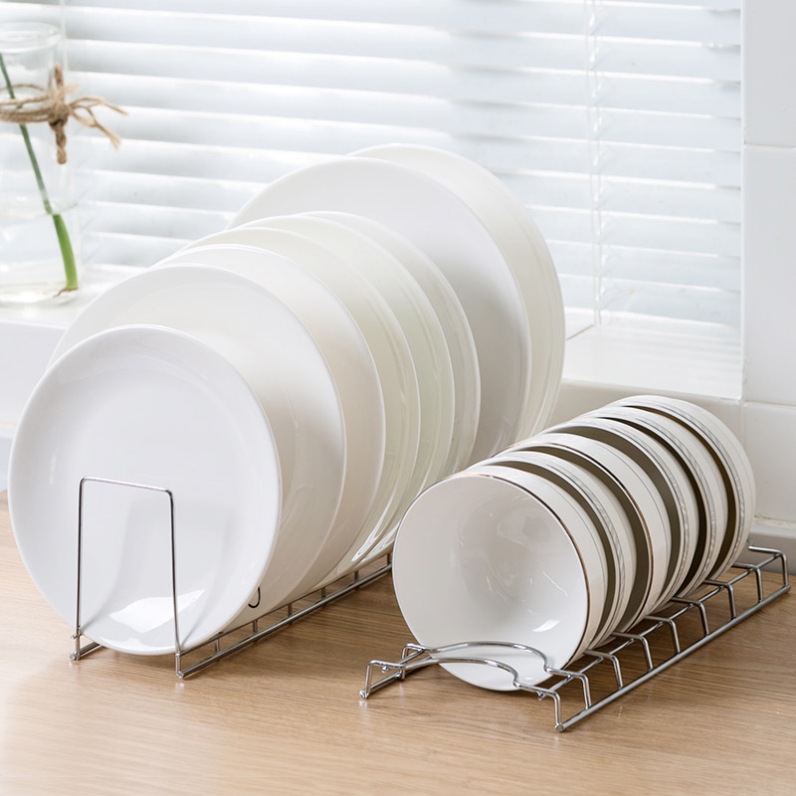 Giá Inox Úp Chén, Bát, Đĩa Ráo Nước, Không Lo Tróc Sơn, hạn chế diện tích gọn gàng tiện lợi