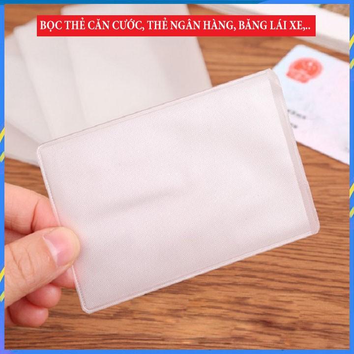Túi đựng thẻ căn cước SỈ= LẺ chất liệu polymer dẻo, đựng các loại thẻ, chống thấm nước