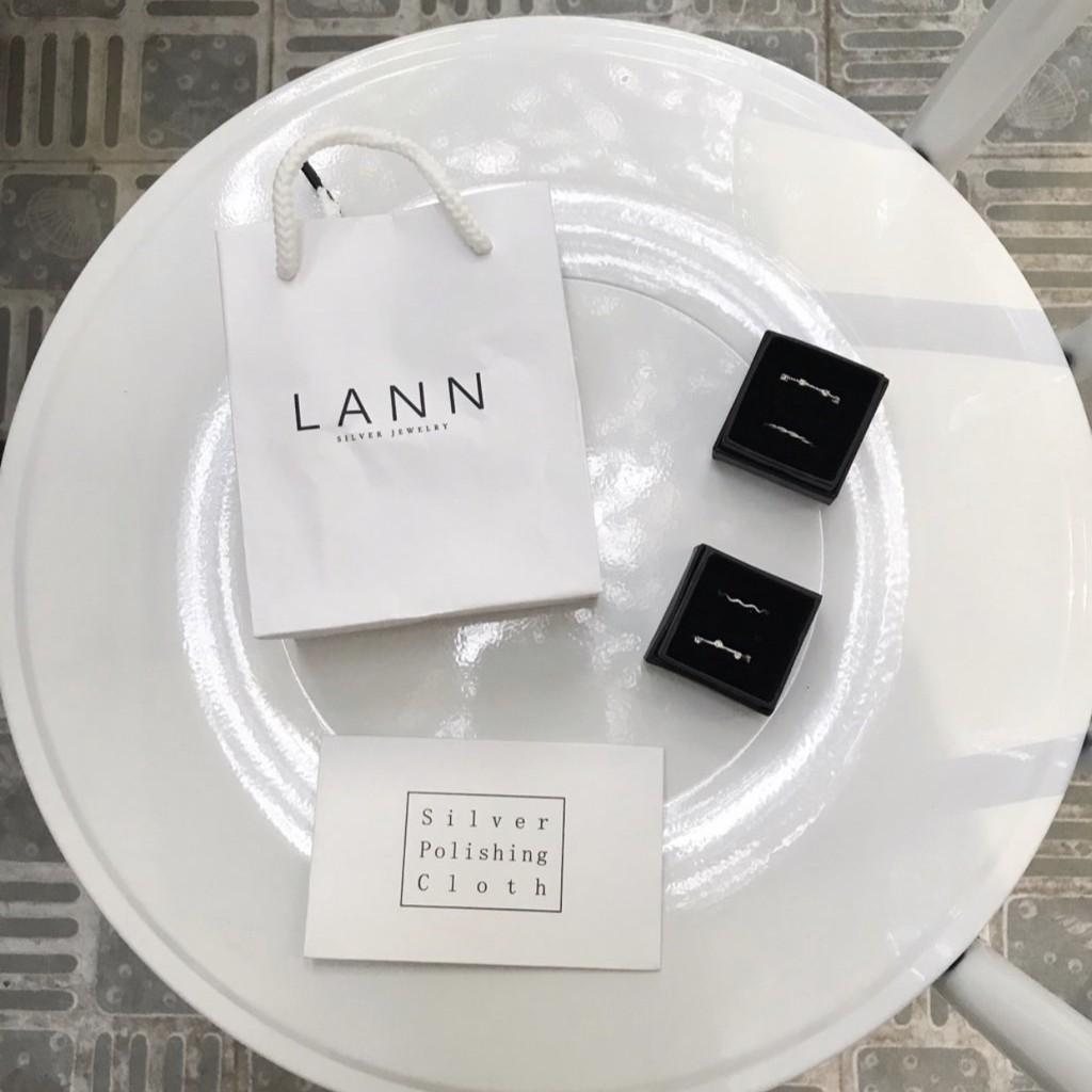 Khuyên nhành lá đá S925 LANN