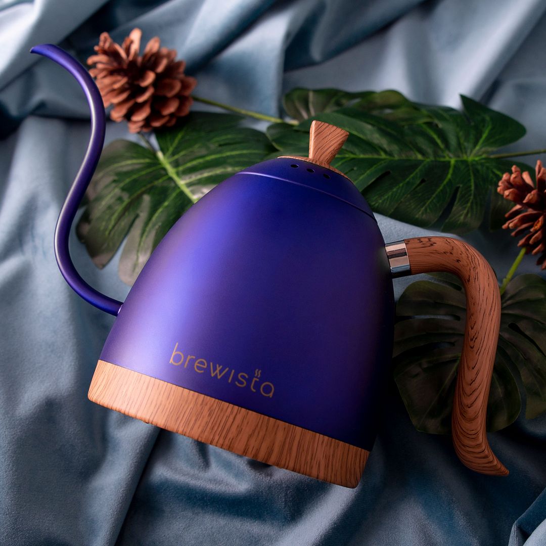 Ấm đun cảm ứng chuyên dụng rót cà phê Kettle 600ml - Cyanotic Blue
