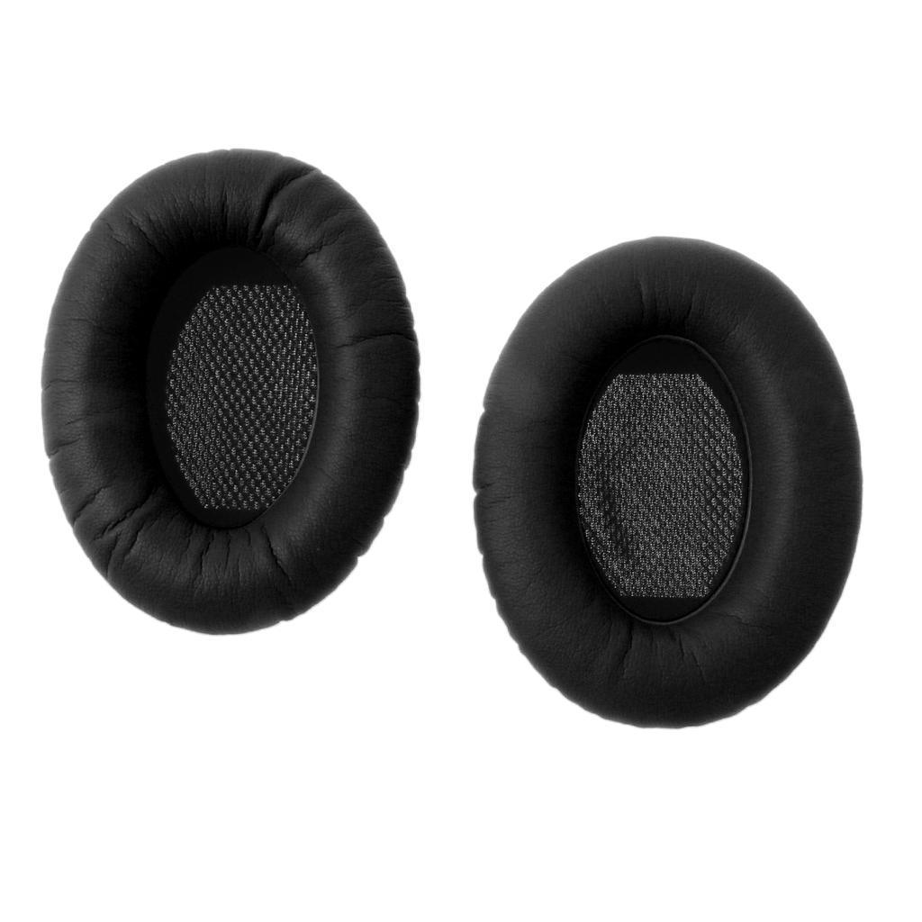 Replacement Earpads Cushion +Headband Protector Compatible For Bose QuietComfort2 QC2 QuietComfort 15 QC15,QuietComfort 25,QuietComfort35