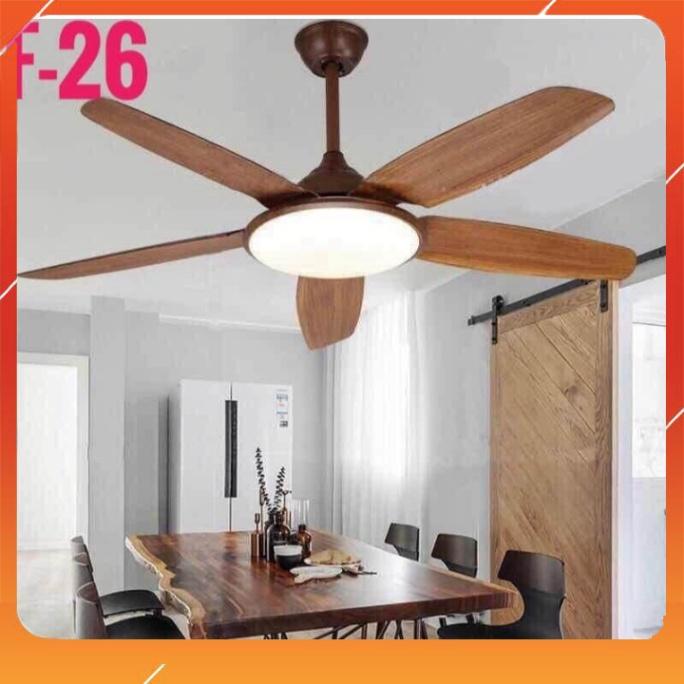 Quạt Trần Đèn Nhập Khẩu 5 Cánh Nhựa,Quạt Trần Có Điều Khiển Từ Xa