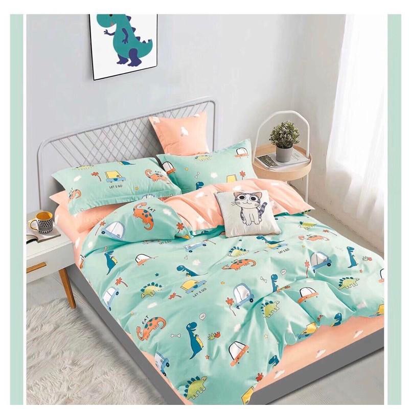 Bộ ga gối 100% cotton Hàn quốc 2mx2 k nối trên mặt nệm 5-30p