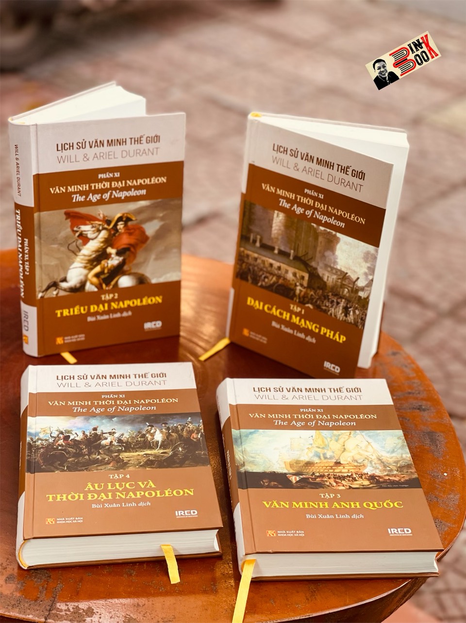 Bộ Lịch Sử Văn Minh Thế Giới Văn Minh Thời Đại Napoleon Phần Xi Gồm 4 Tập - Will Durant