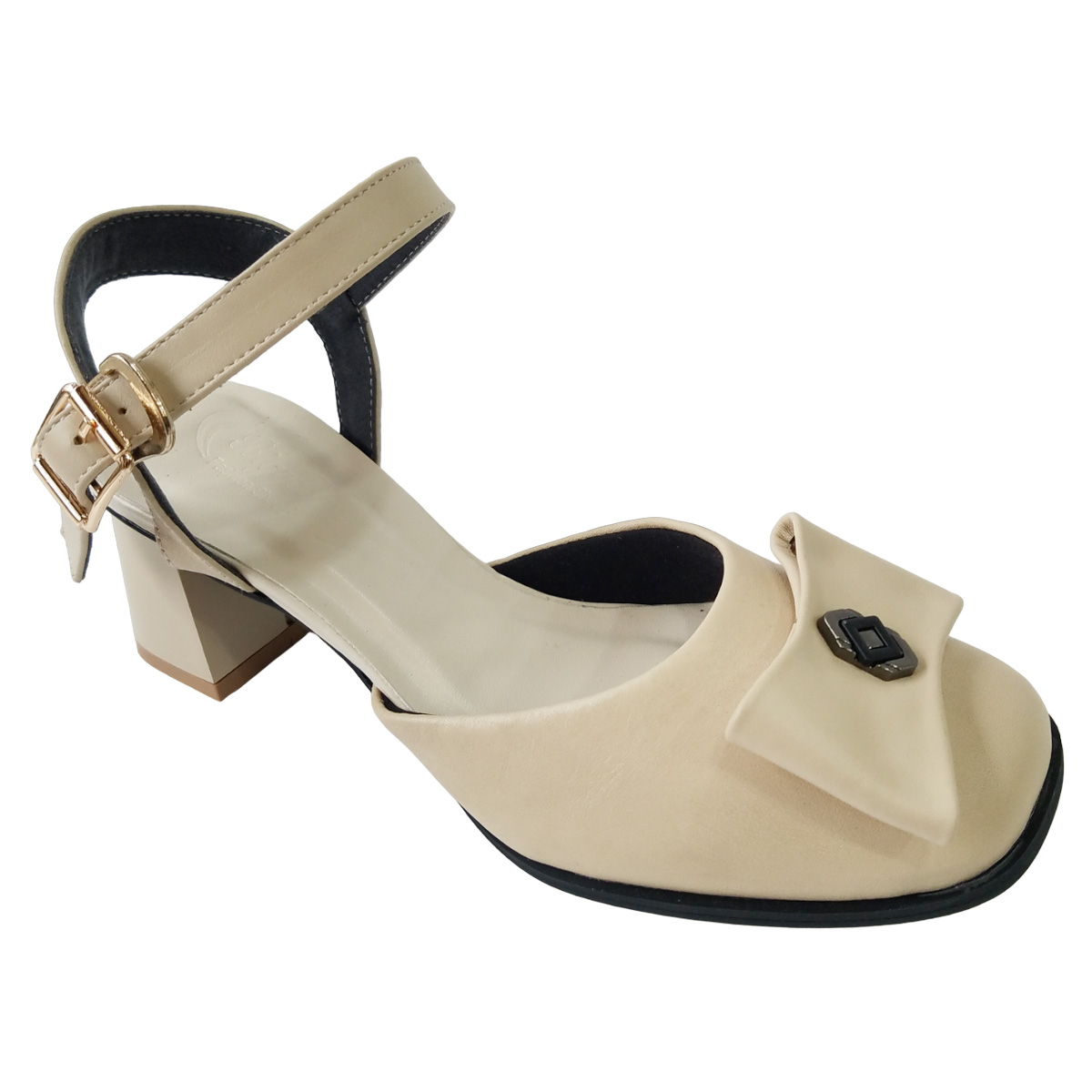 Giày Sandal BIGGBEN Da Bò Thật Cao 5 Phân SDCG112