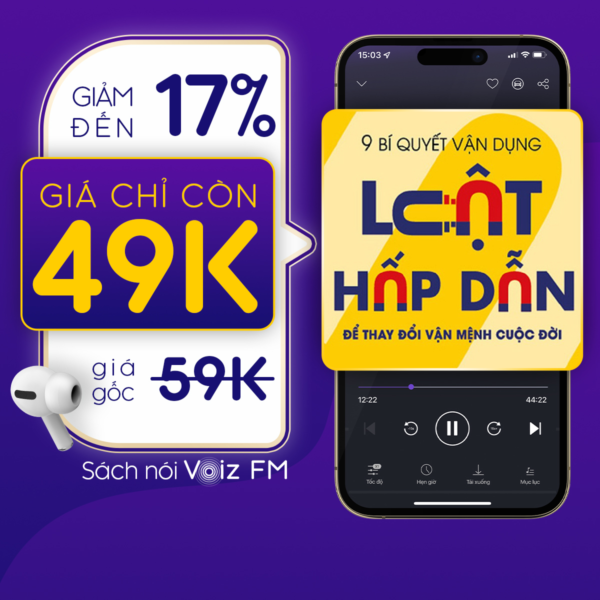 Voiz FM - Voucher nghe Sách Nói