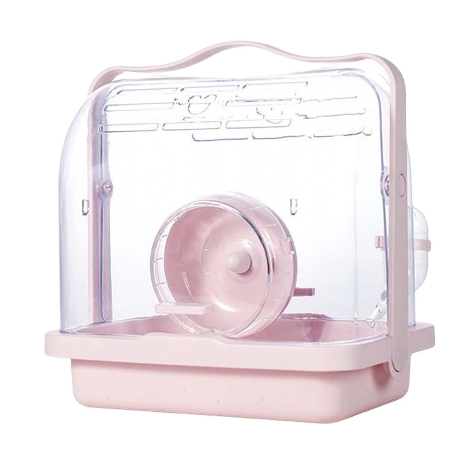 Hamster Carrier Cage Hamster Cage Travel Carrier Pet Cage for Hedgehog