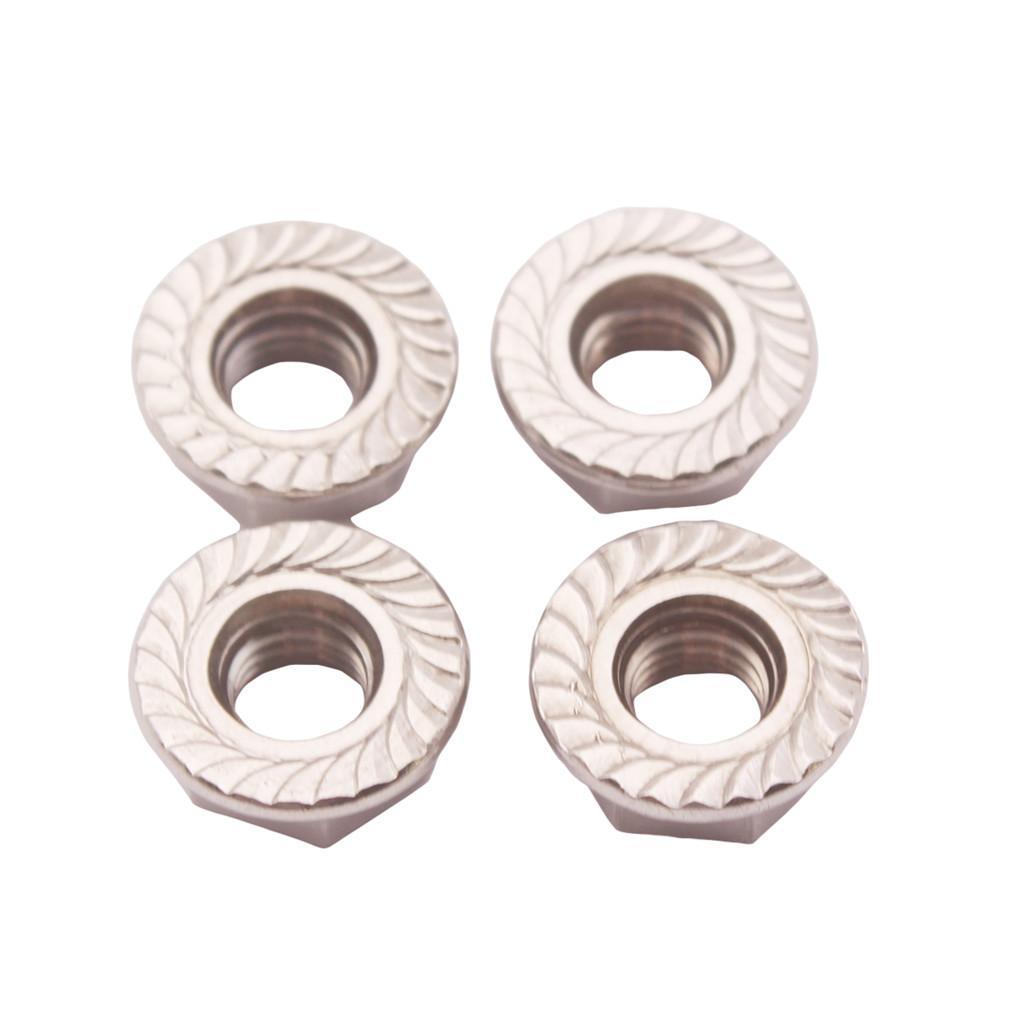 4-13pack 4 Sets New Stainless Steel Stud Nuts M8X1.25 With Flange For T25 T28