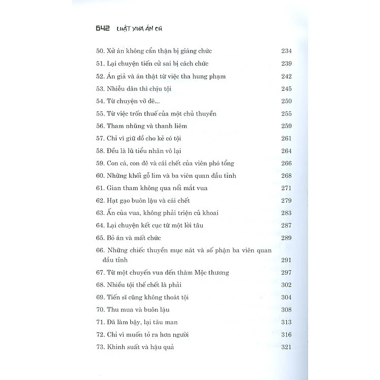 Sách - Luật xưa án cũ