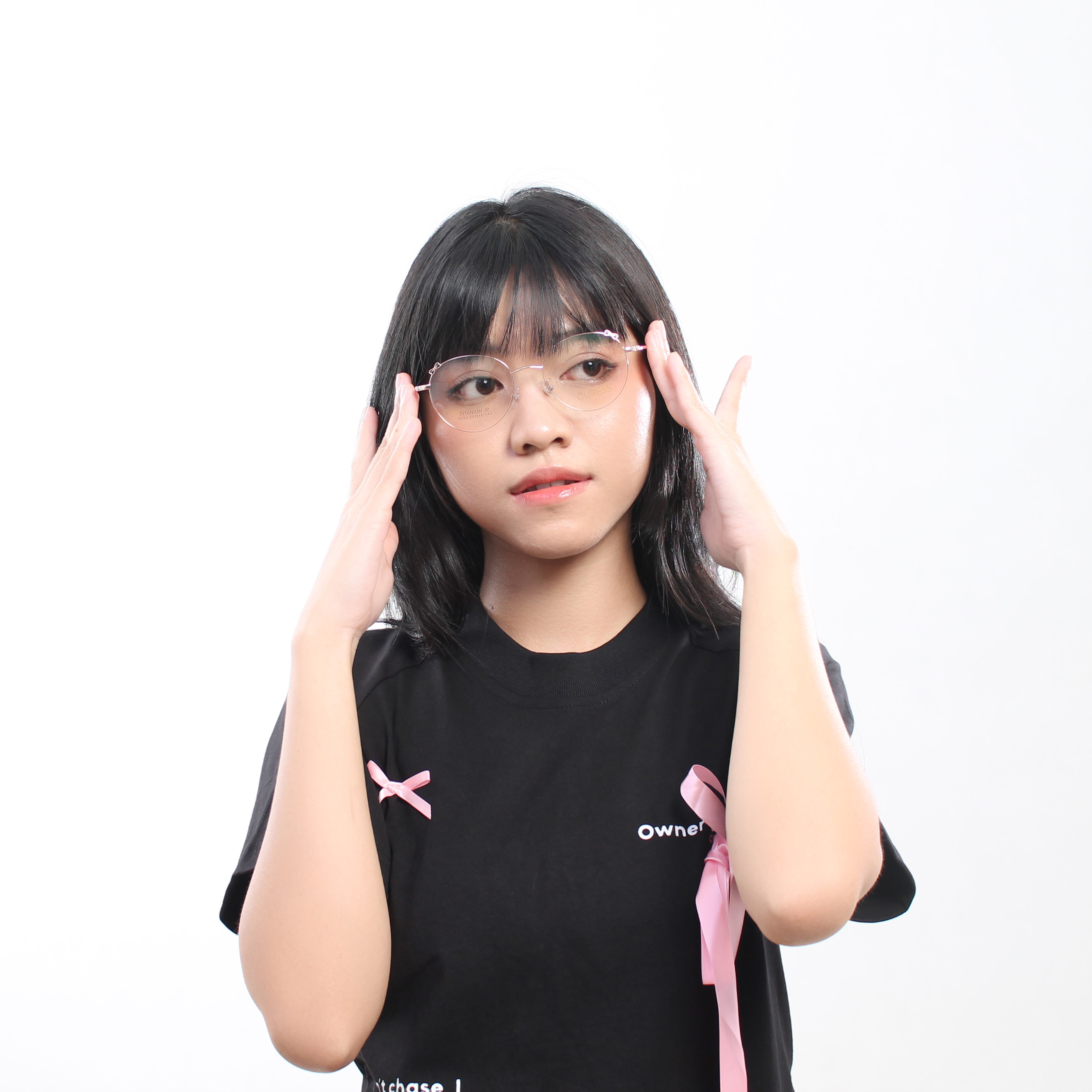 Gọng kính cận 9753 hợp kim thời trang mắt kính OURESS nam nữ siêu nhẹ siêu bền