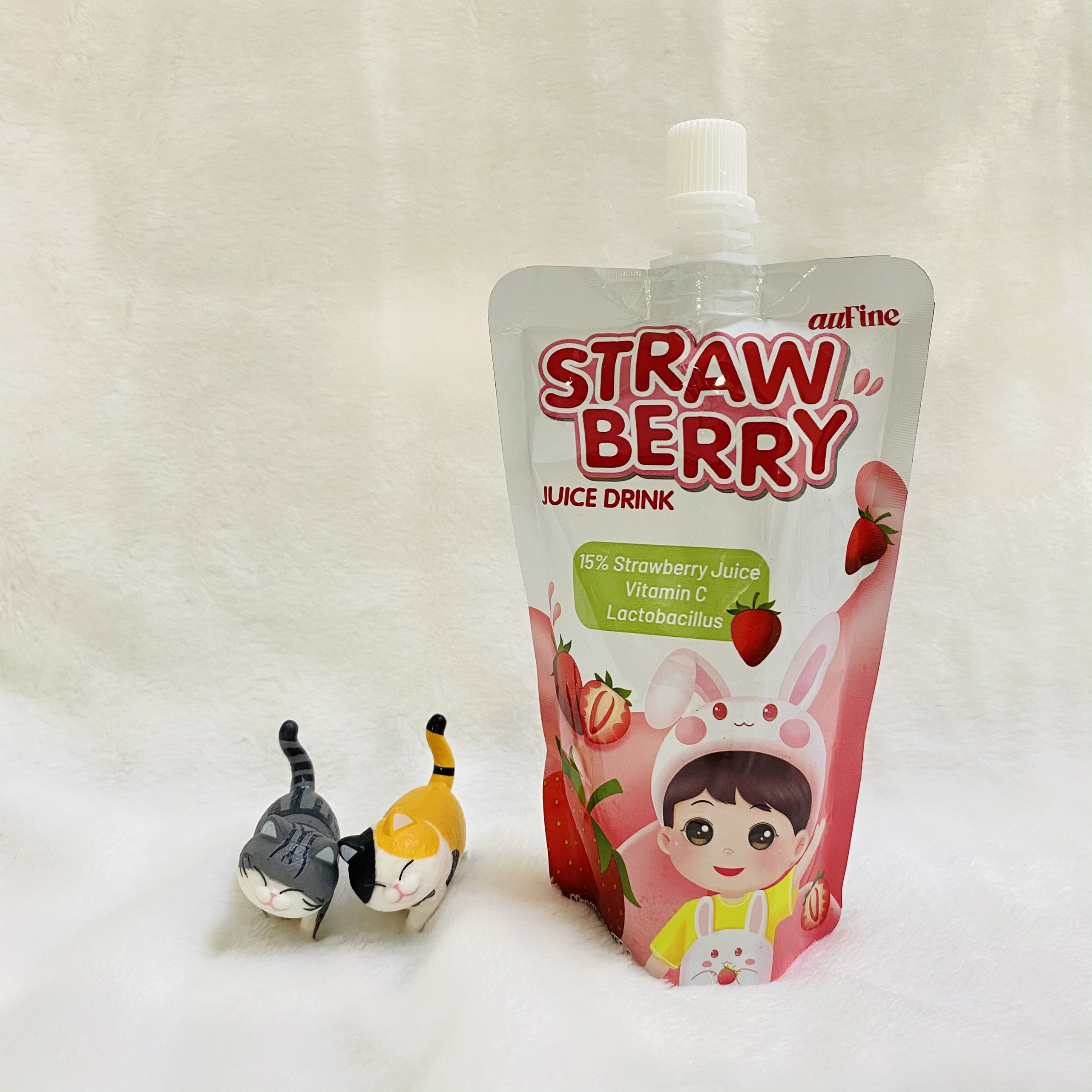 Nước Ép Dâu auFine Strawberry Juice Drink 150ml