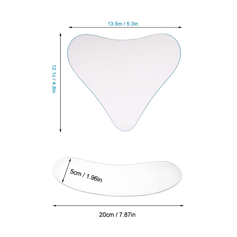 Miếng dán silicon trong suốt chống nếp nhăn cho vùng ngực và cổ