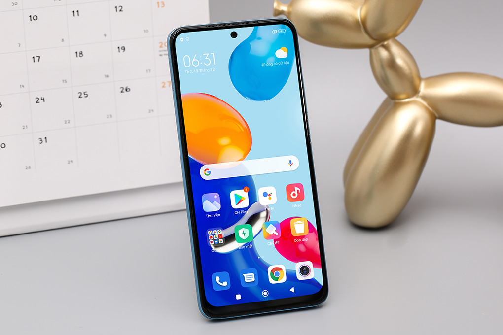 Điện thoại Xiaomi Redmi Note 11 (4GB/128GB) - Xanh dương nhạt - Hàng chính hãng