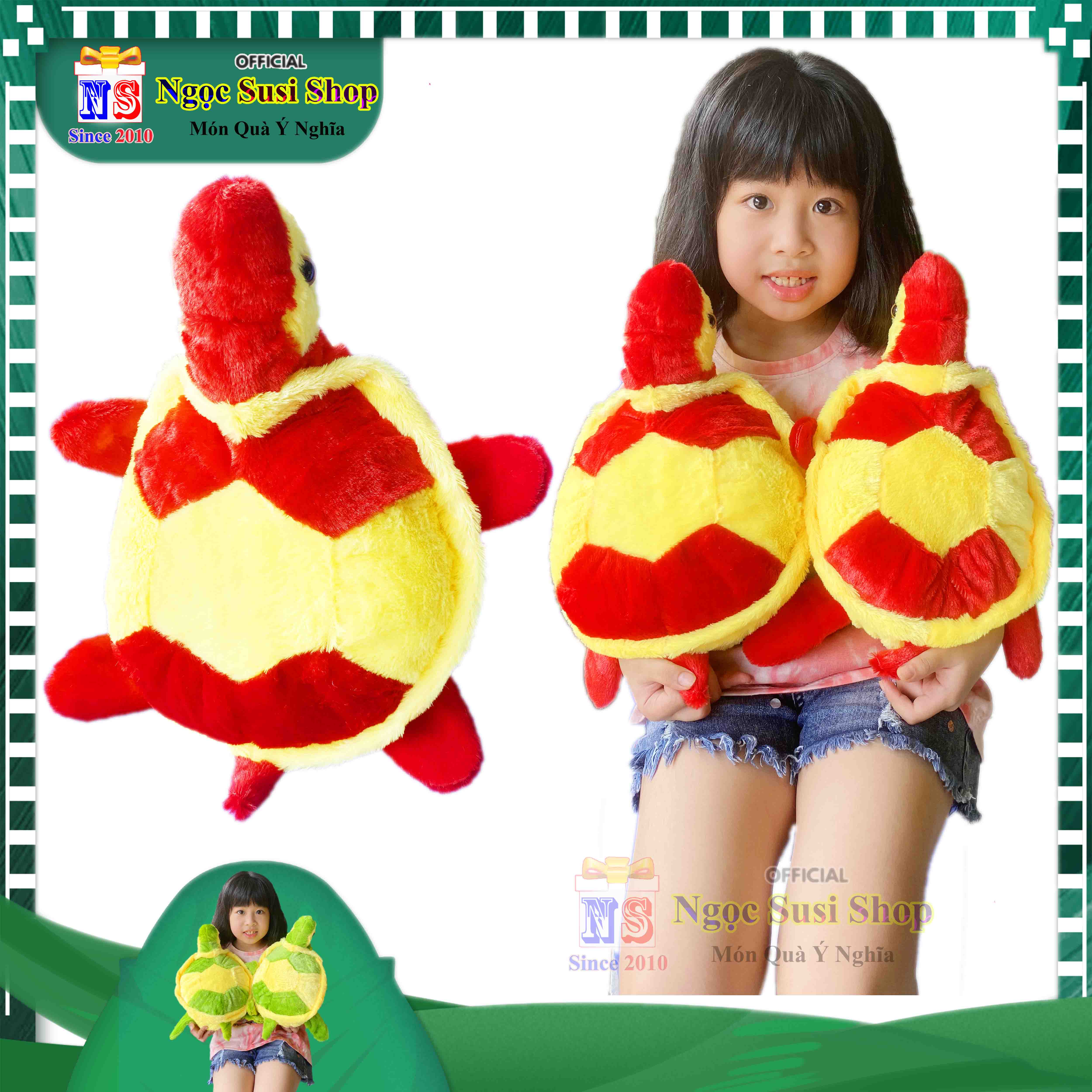 GẤU BÔNG CON RÙA CHO BÉ YÊU SIÊU CƯNG - THÚ BÔNG CON RÙA