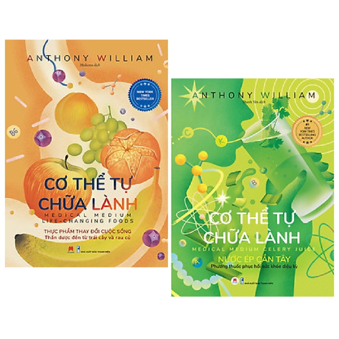 Combo: Cơ Thể Tự Chữa Lành-Nước Ép Cần Tây + Đi Tìm Thần Dược Bên Trong Cơ Thể